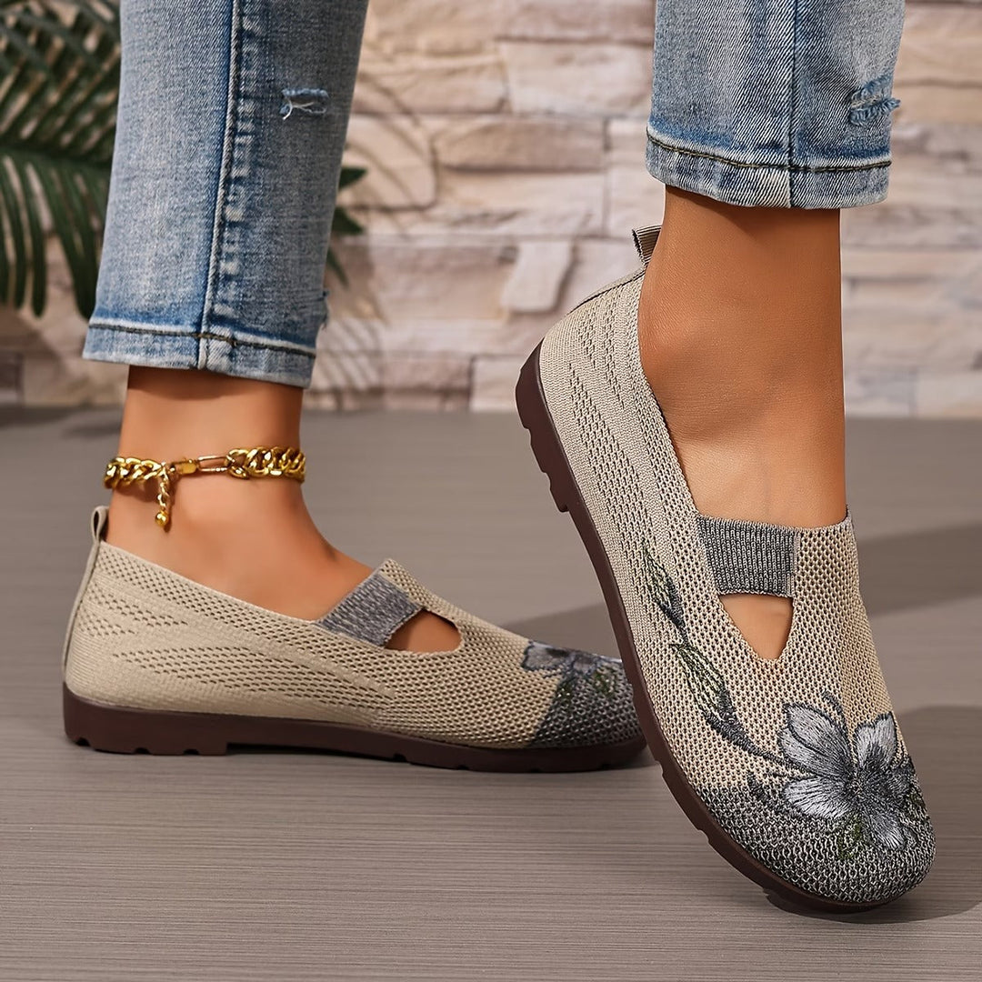 Rosalie™ | Ballerine Ergonomiche con Motivo Floreale