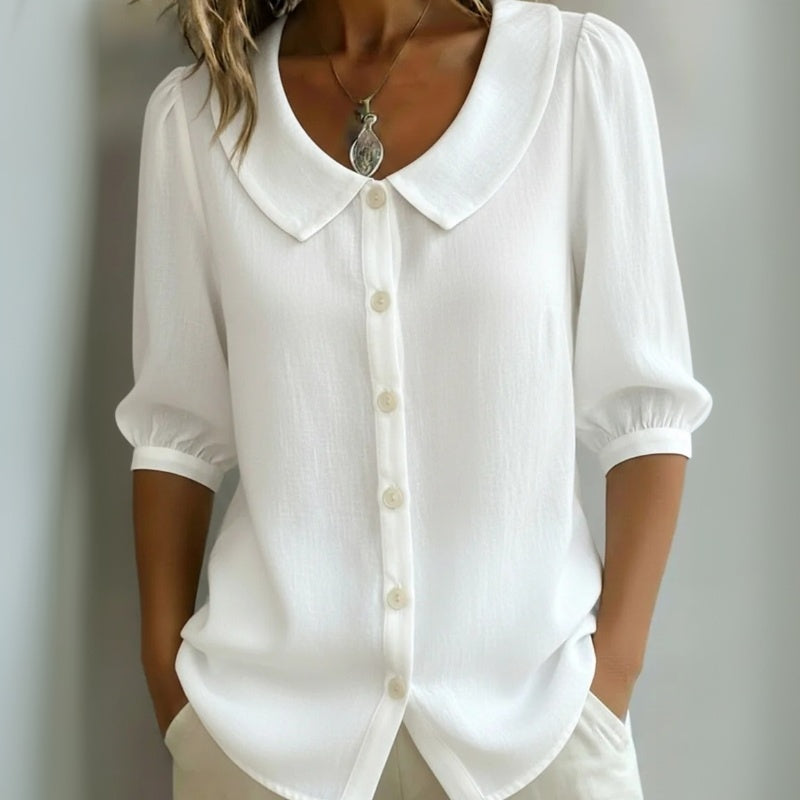 Bea | Blusa Casual Tinta Unita