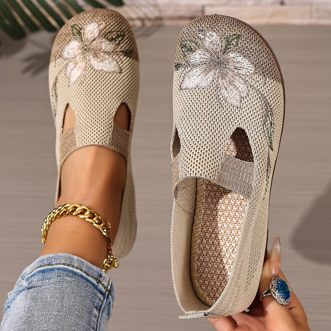 Rosalie™ | Ballerine Ergonomiche con Motivo Floreale