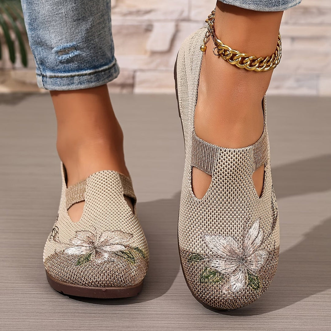 Rosalie™ | Ballerine Ergonomiche con Motivo Floreale