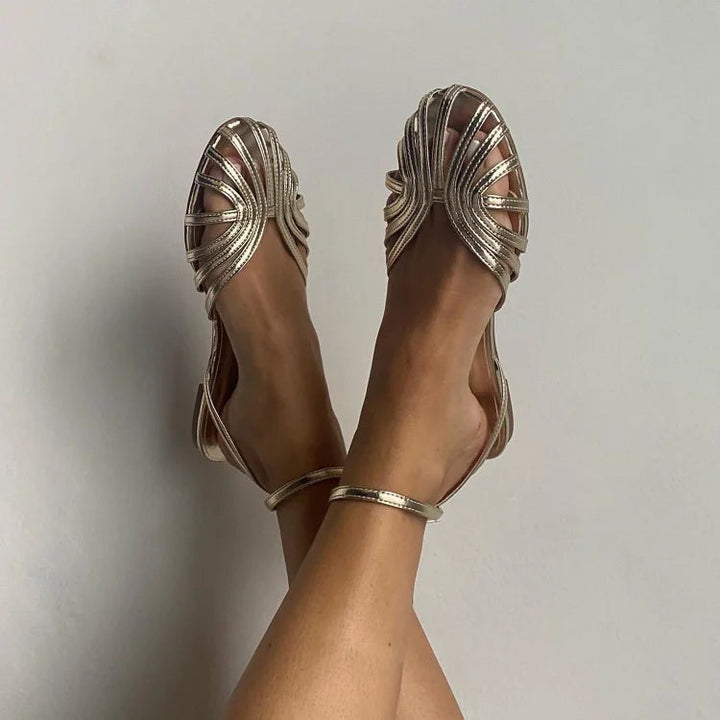 Vittoria | Sandali Bijou Dorati