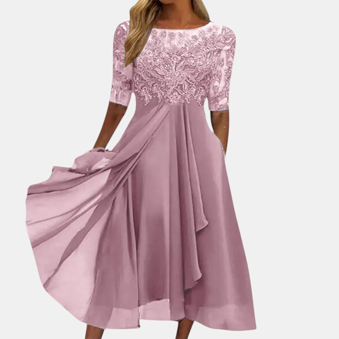 Rhonda™ | Elegante Abito in Pizzo