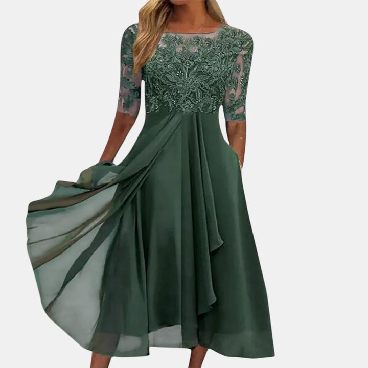 Rhonda™ | Elegante Abito in Pizzo