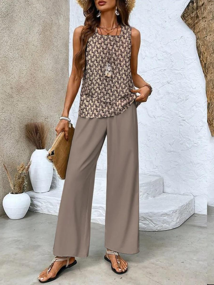 Abigail™ | Completo Due Pezzi Senza Maniche