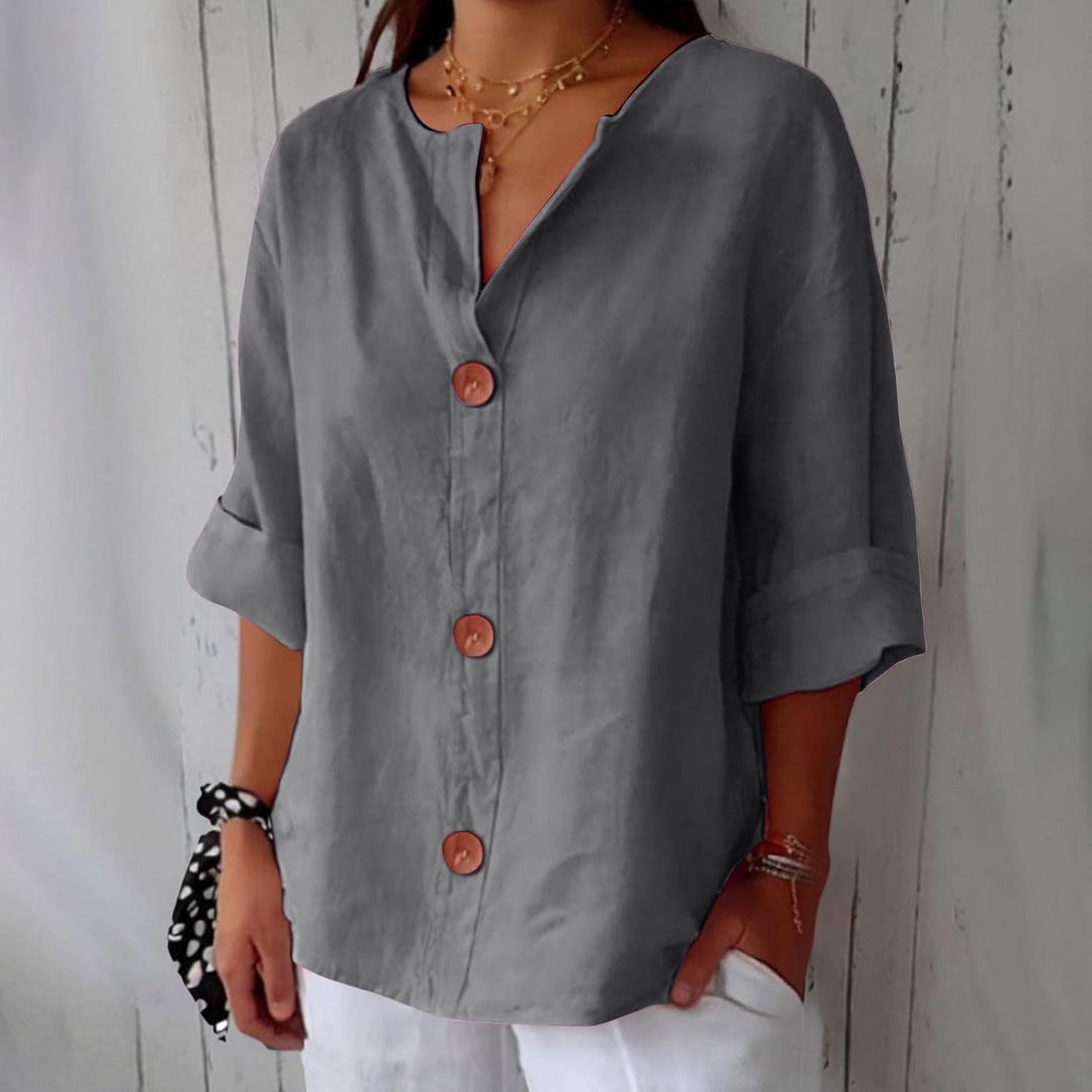 Harper | Blusa Leggera con Bottoni