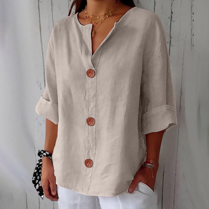 Harper | Blusa Leggera con Bottoni
