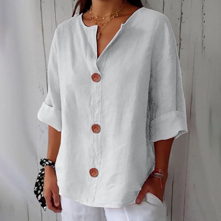 Harper | Blusa Leggera con Bottoni