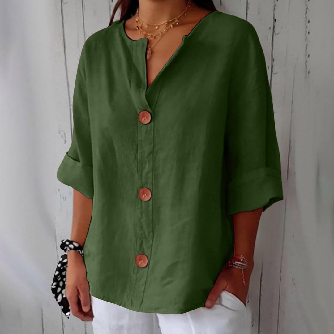 Harper | Blusa Leggera con Bottoni