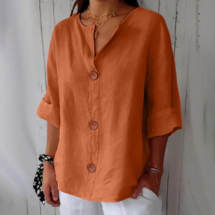 Harper | Blusa Leggera con Bottoni