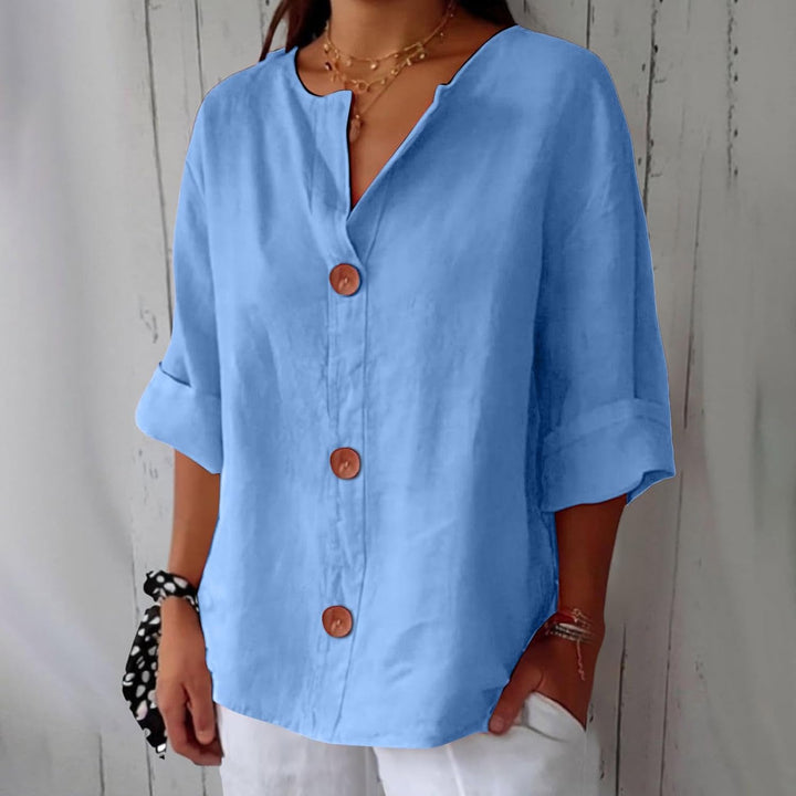Harper | Blusa Leggera con Bottoni