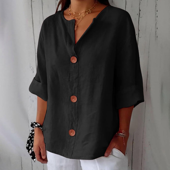 Harper | Blusa Leggera con Bottoni