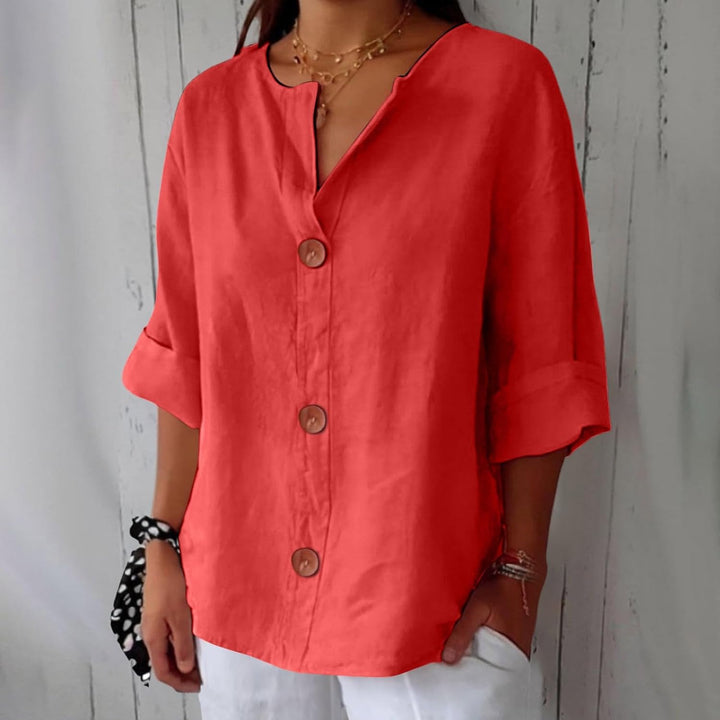 Harper | Blusa Leggera con Bottoni