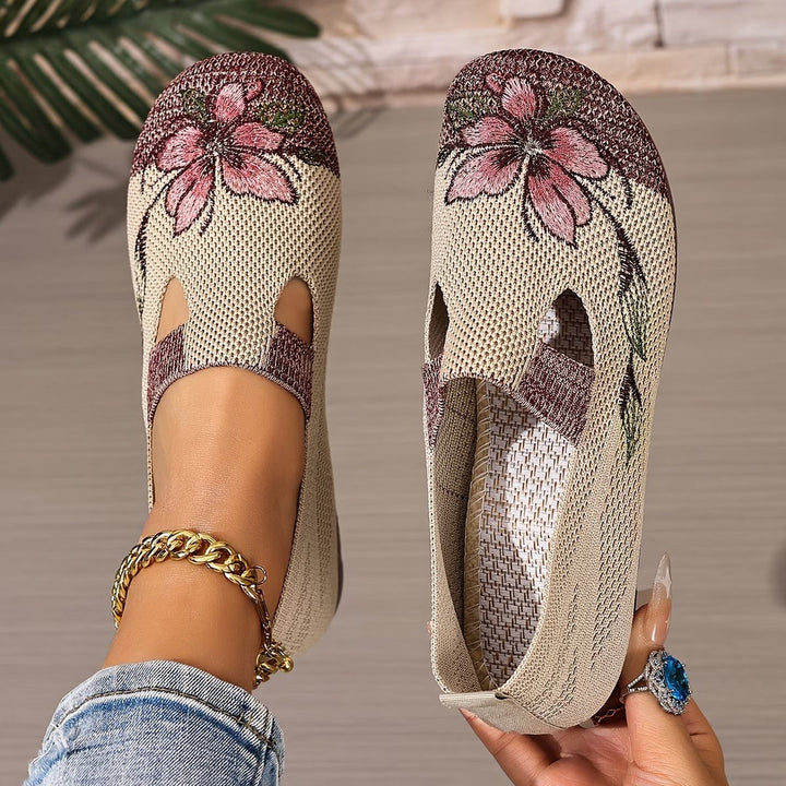 Rosalie™ | Ballerine Ergonomiche con Motivo Floreale