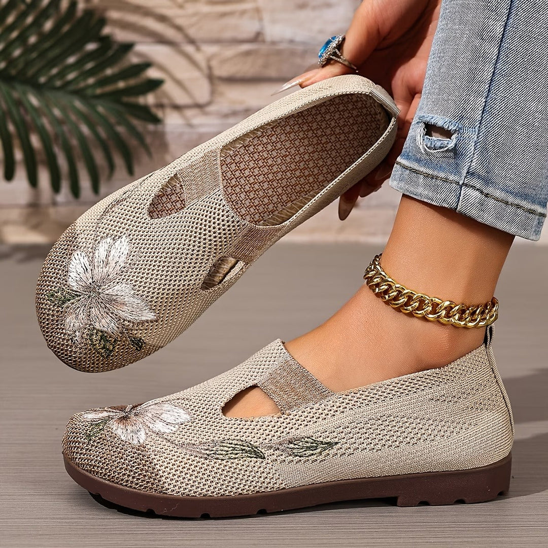 Rosalie™ | Ballerine Ergonomiche con Motivo Floreale