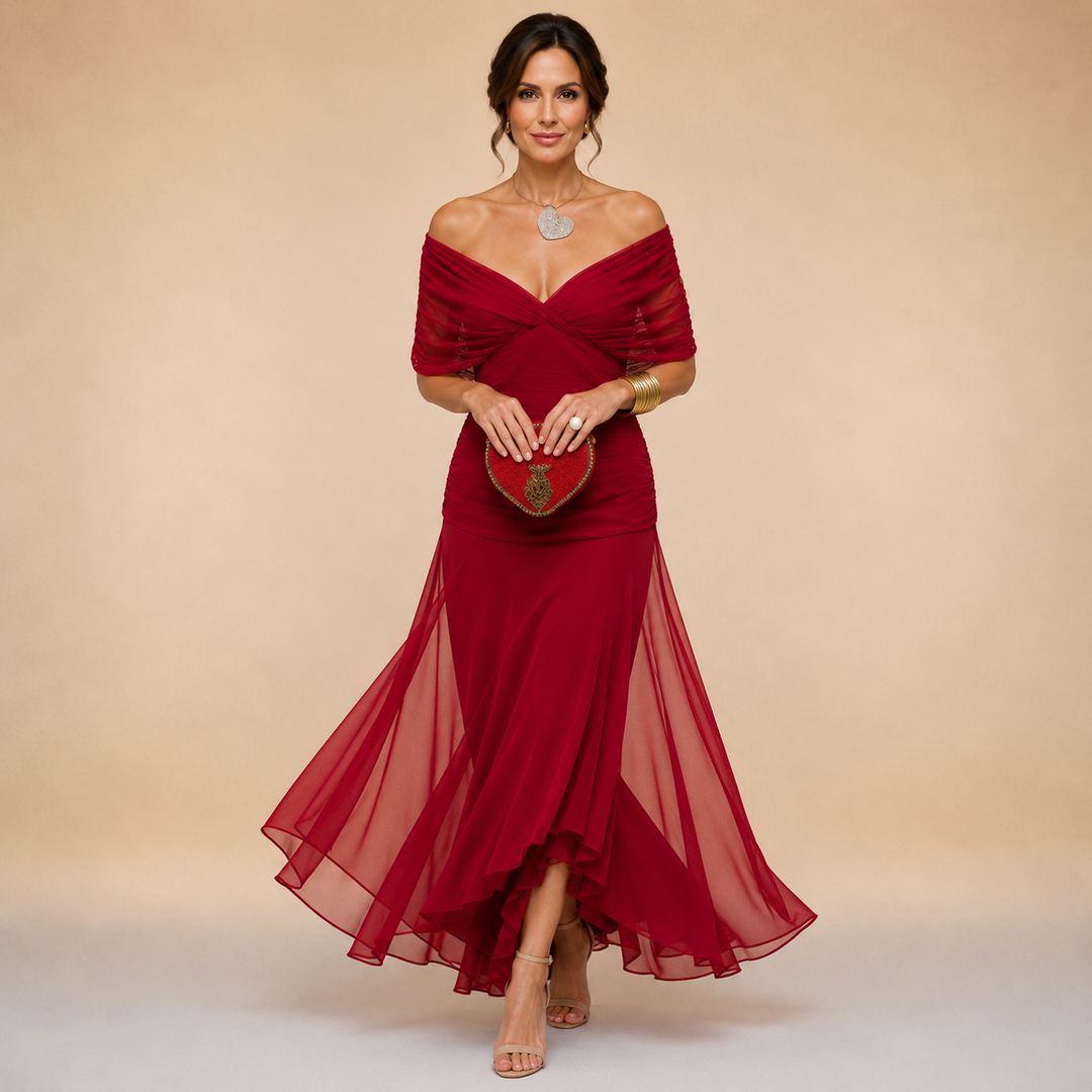 Emma™ | Elegante Abito Lungo da Cerimonia