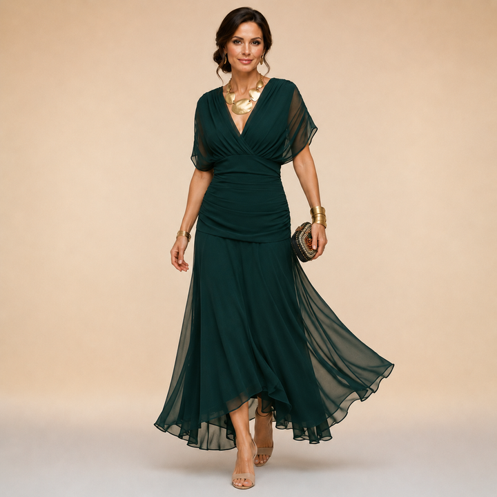 Emma™ | Elegante Abito Lungo da Cerimonia