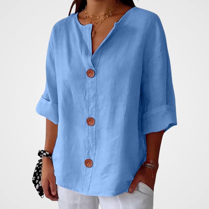 Harper | Blusa Leggera con Bottoni