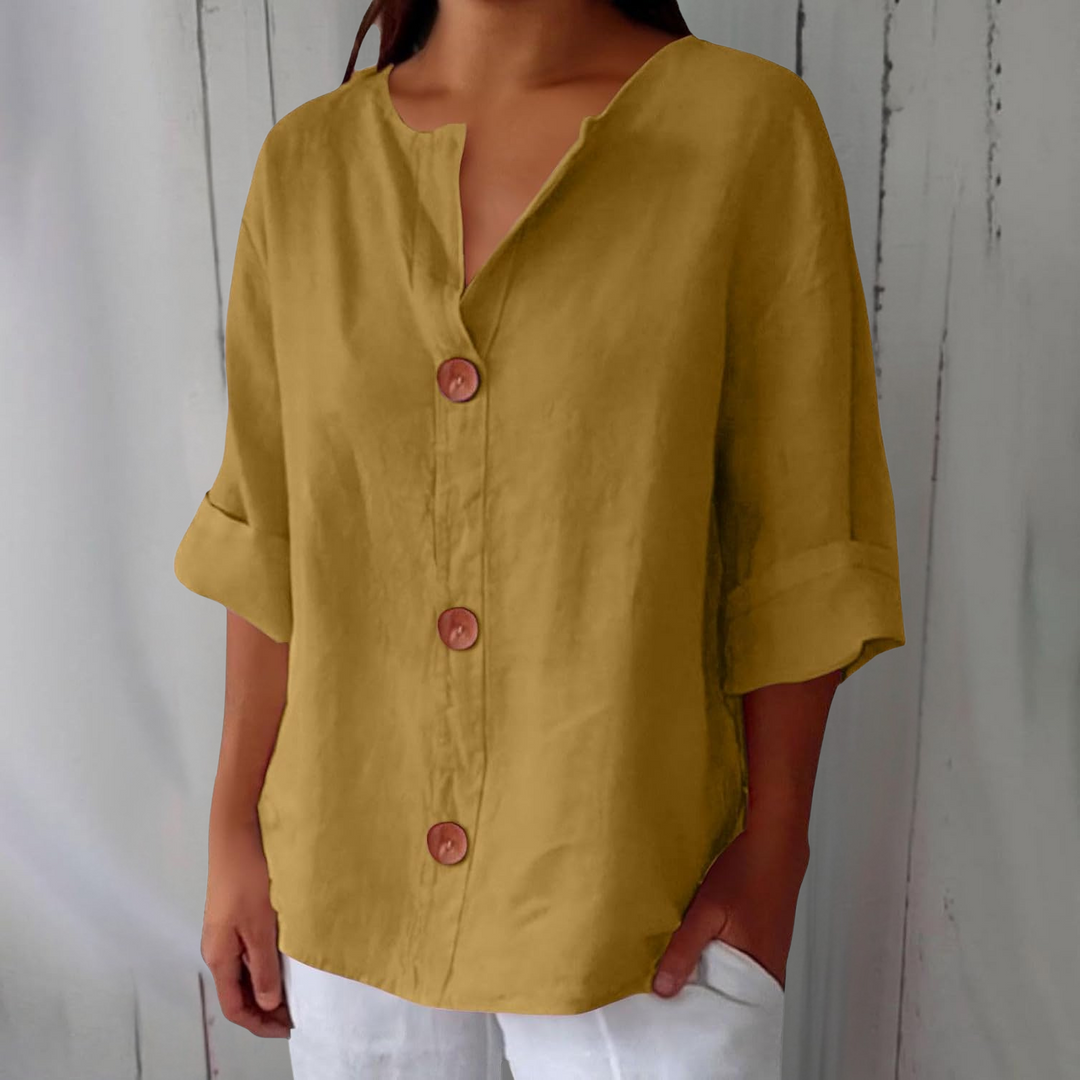 Harper | Blusa Leggera con Bottoni