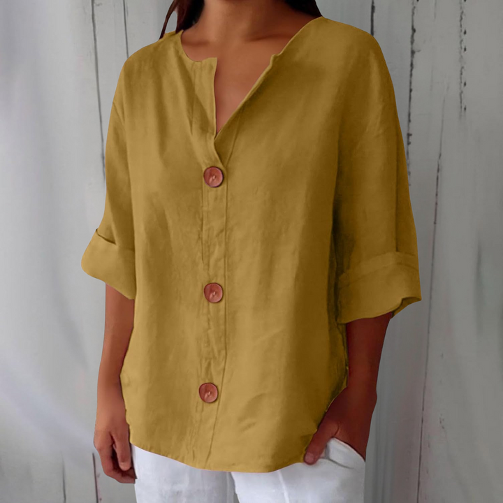 Harper | Blusa Leggera con Bottoni