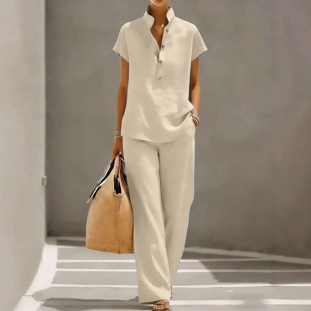 Belle | Completo Coordinato in Lino Traspirante