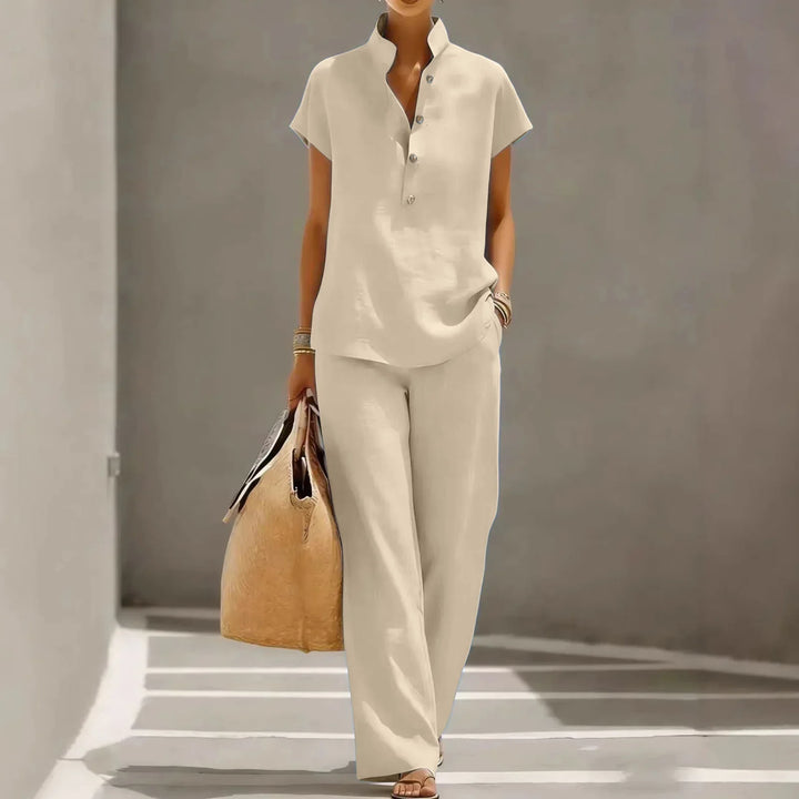 Belle | Completo Coordinato in Lino Traspirante