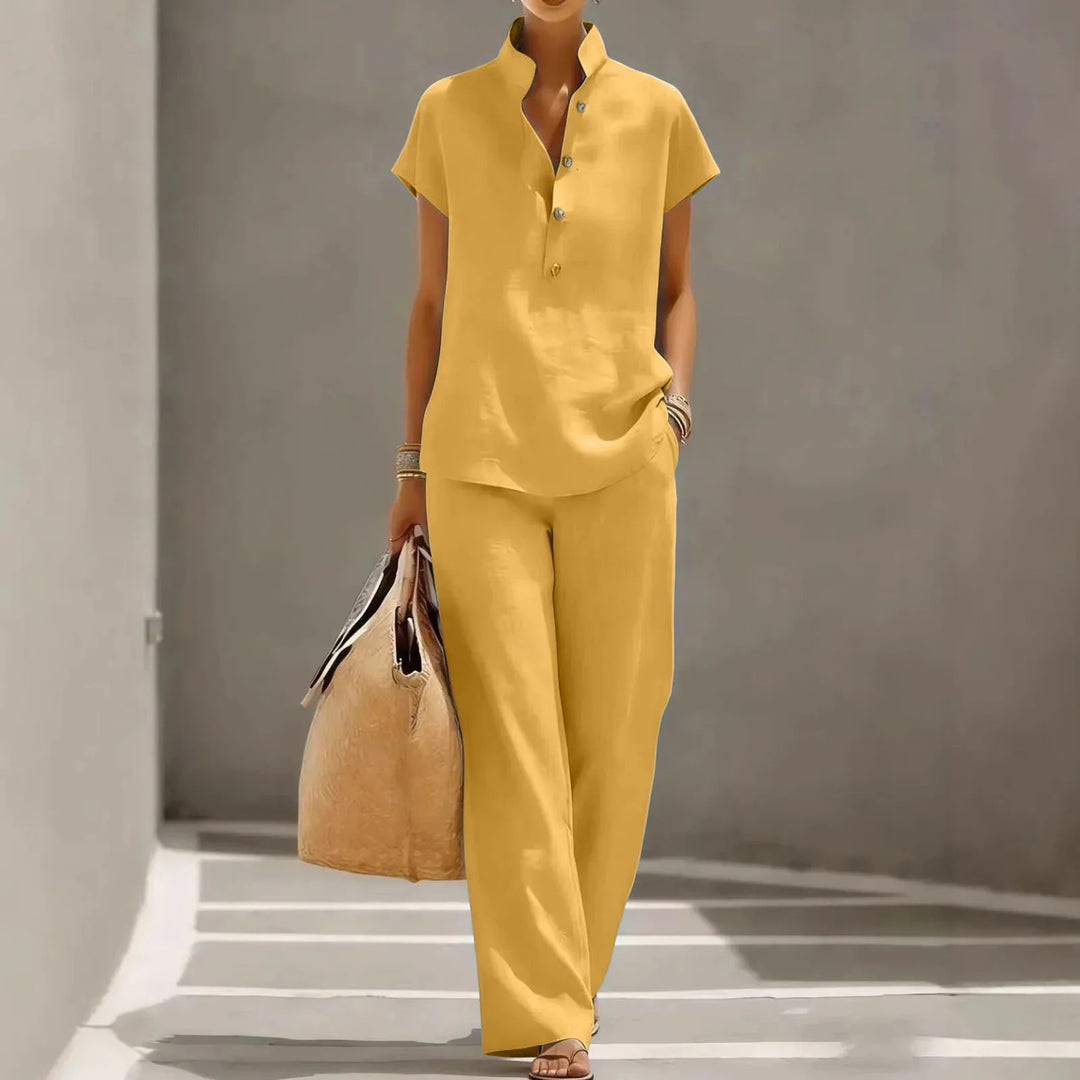 Belle | Completo Coordinato in Lino Traspirante