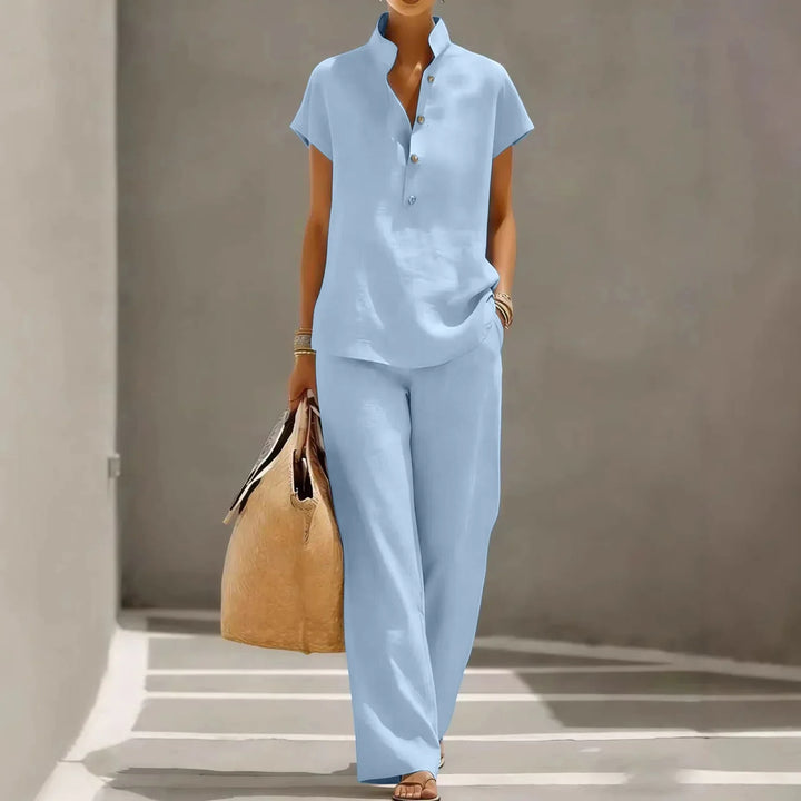 Belle | Completo Coordinato in Lino Traspirante