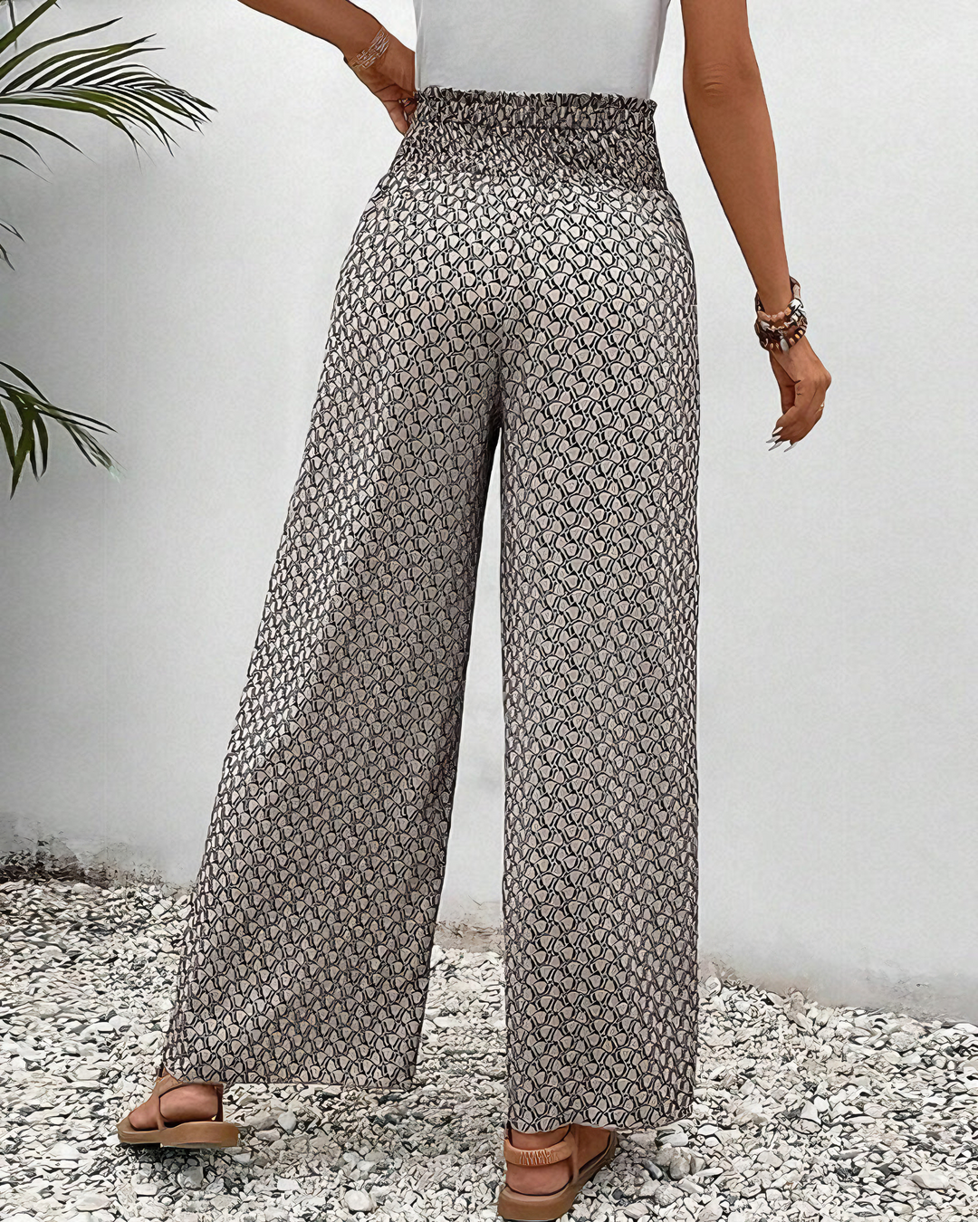 Sahara | Pantaloni Palazzo Stampati