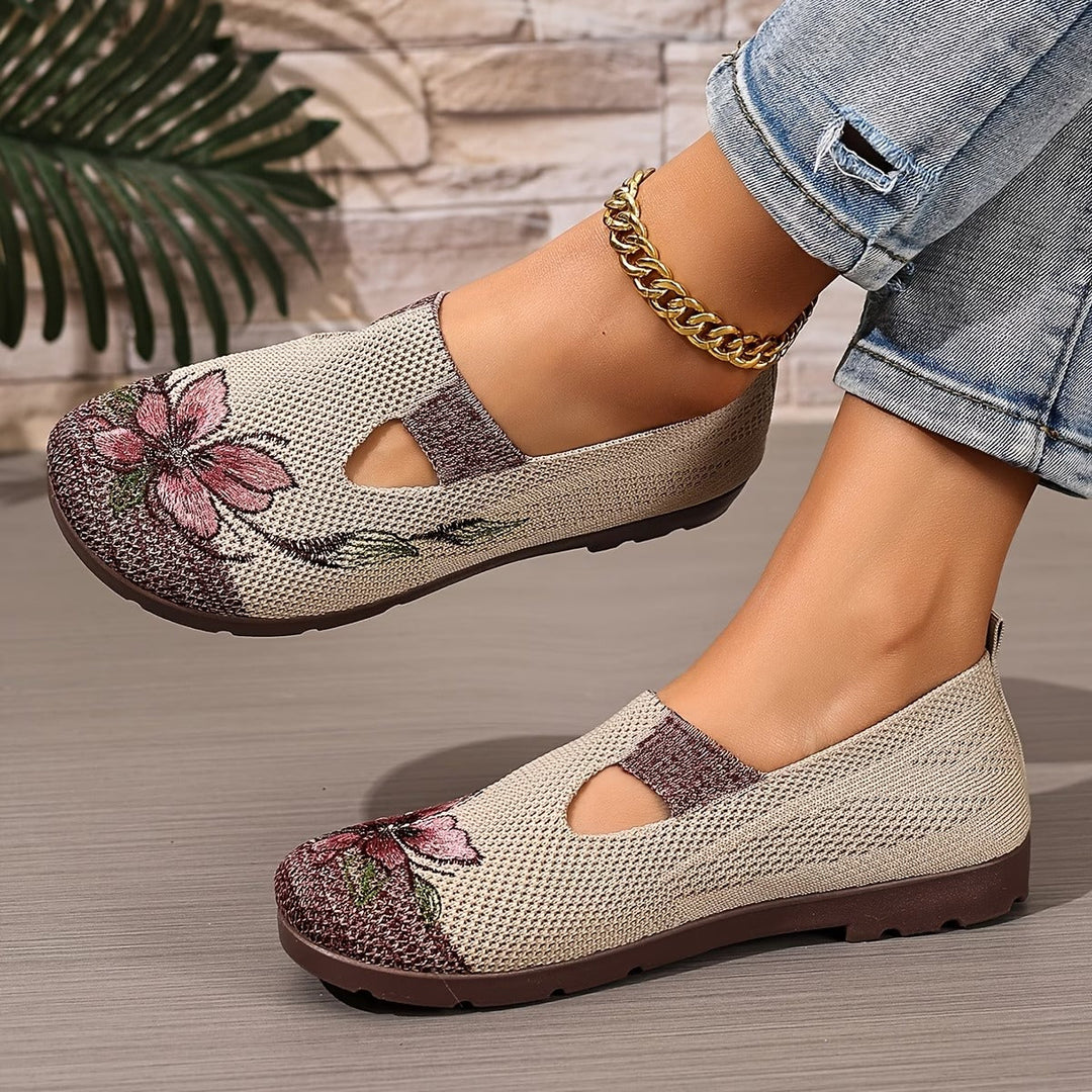 Rosalie™ | Ballerine Ergonomiche con Motivo Floreale