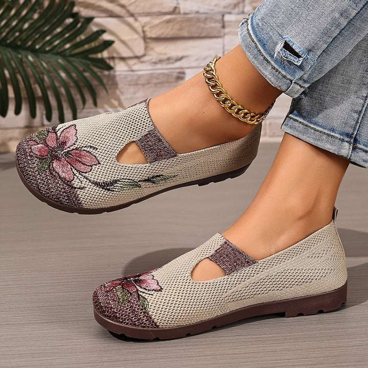 Rosalie™ | Ballerine Ergonomiche con Motivo Floreale